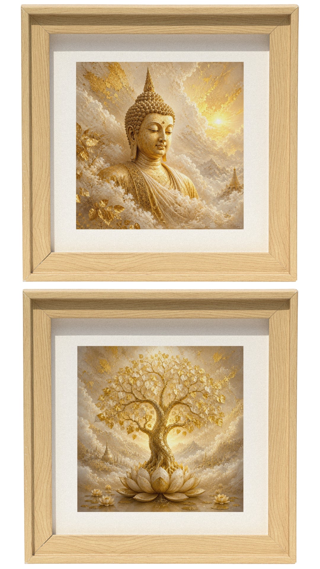 Buddha Decor Frames - Set 9