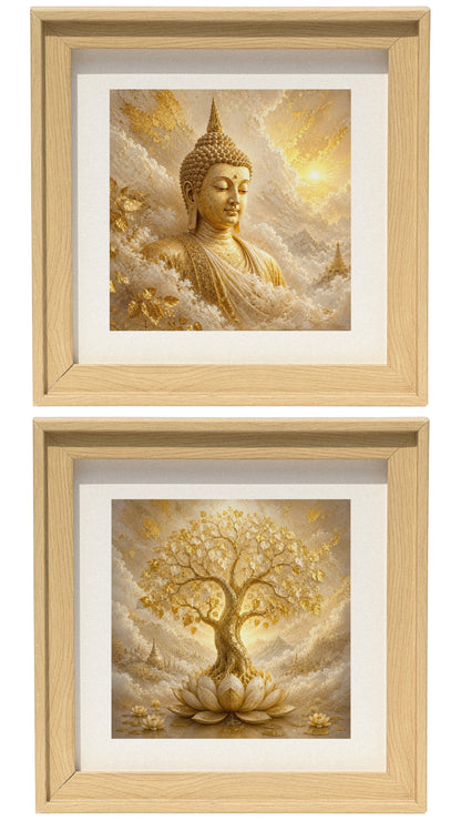 Buddha Decor Frames - Set 9