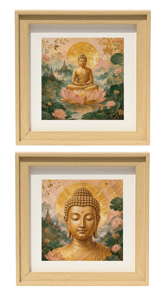 Blessings From Buddha | Decor Frames Set 2