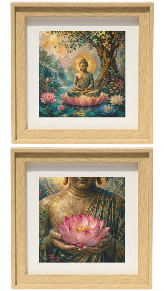 Buddha Decor Frames - Set 1