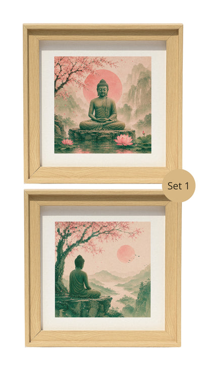 Buddha Decor Frames - Set of 2