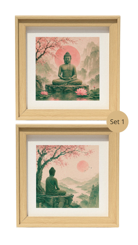 Buddha Decor Frames - Set of 2