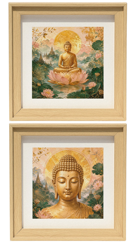 Buddha Decor Frames - Set 2