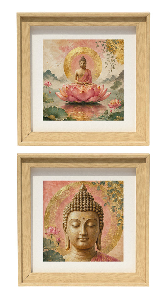 Blessings From Buddha | Decor Frames Set 3