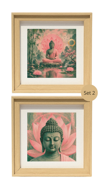 Buddha Decor Frames - Set of 2