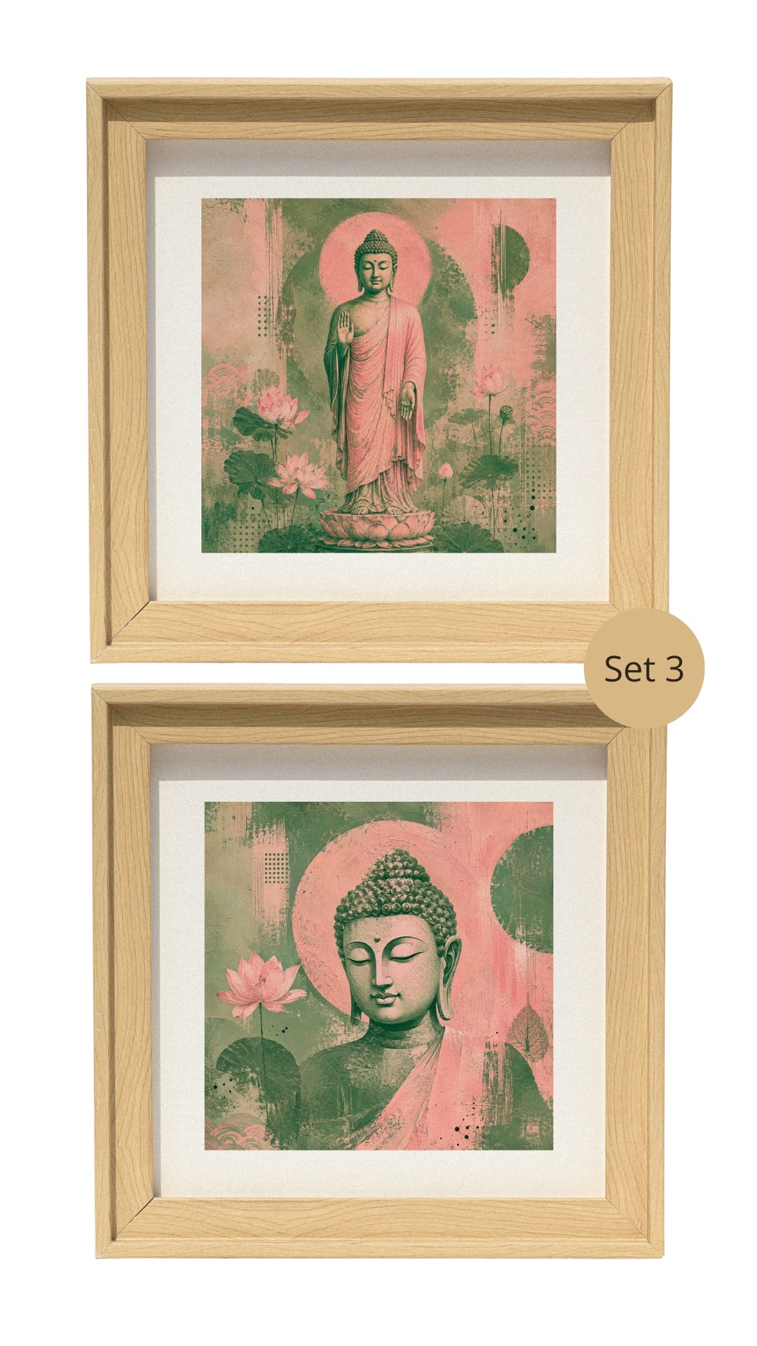 Buddha Decor Frames - Set of 2