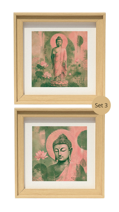 Buddha Decor Frames - Set of 2