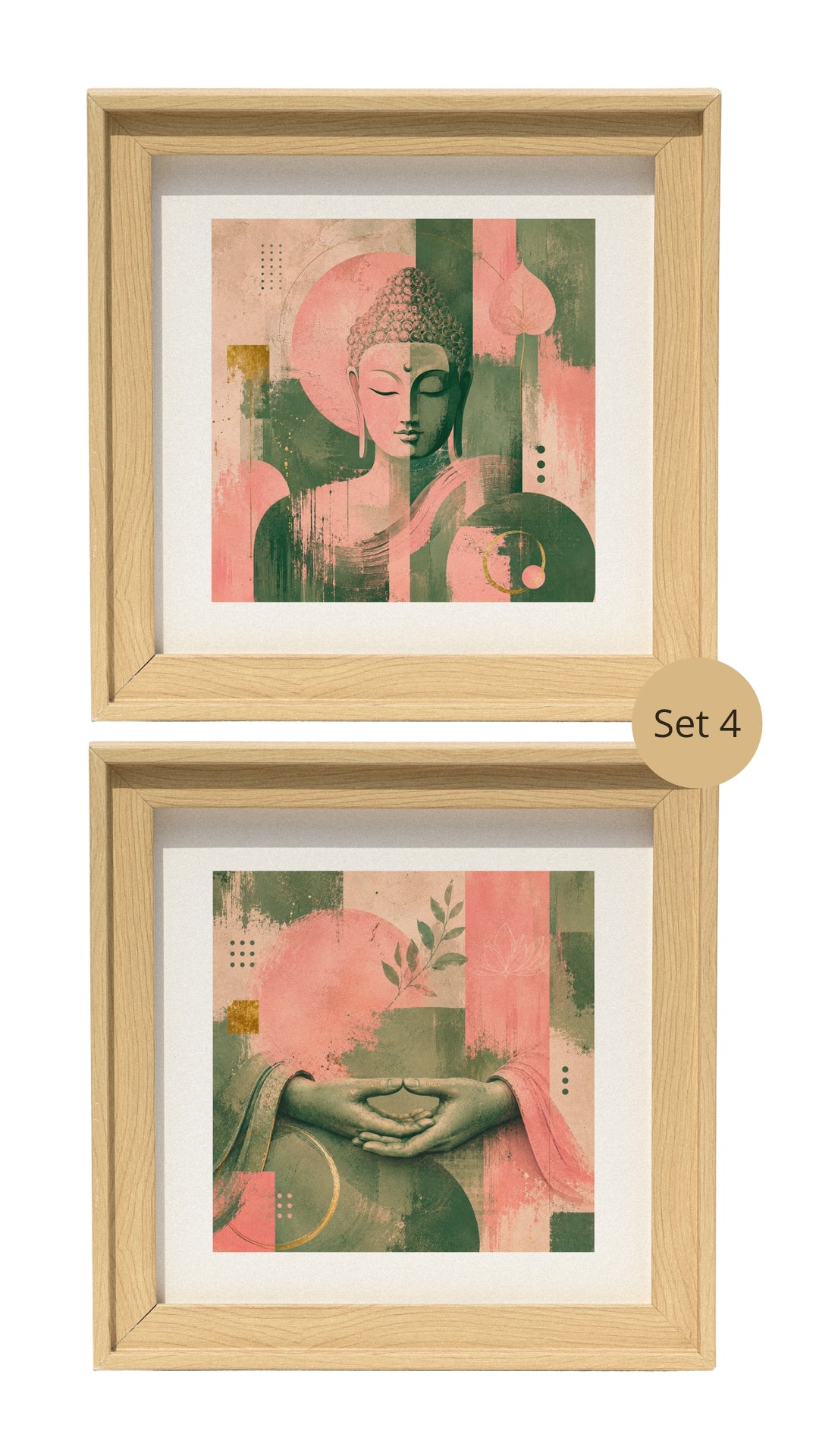 Buddha Decor Frames - Set of 2