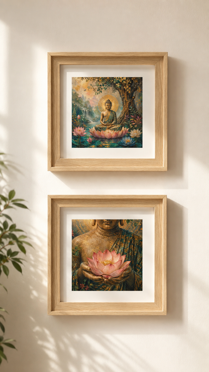 Blessings From Buddha | Decor Frames Set