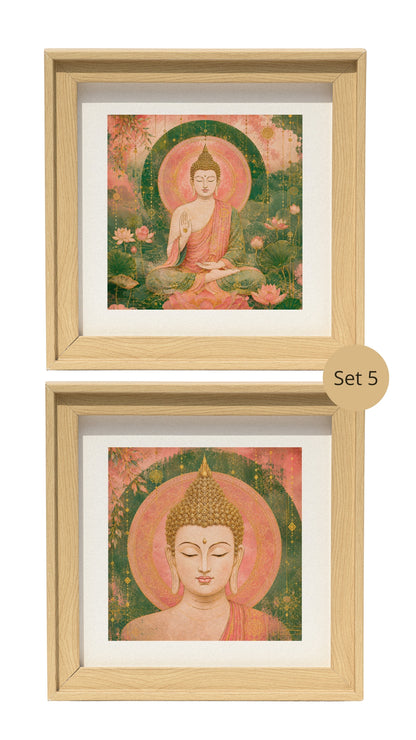 Buddha Decor Frames - Set of 2