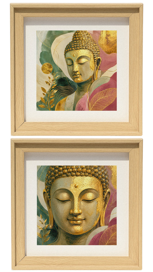 Peaceful Presence | Buddha Decor Frames Set 10