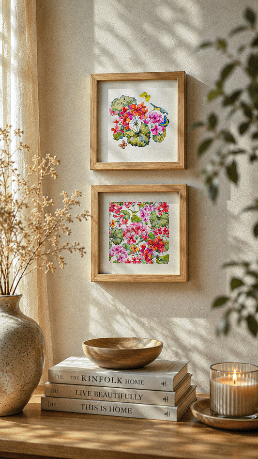 Floral Art Frames | Set 1