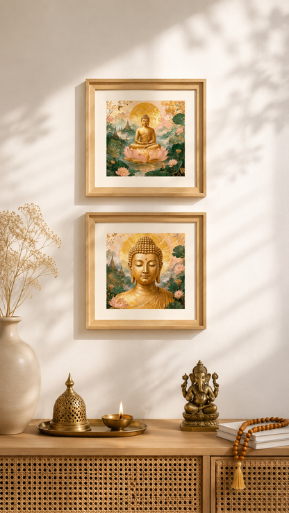 Buddha Decor Frames - Set 1