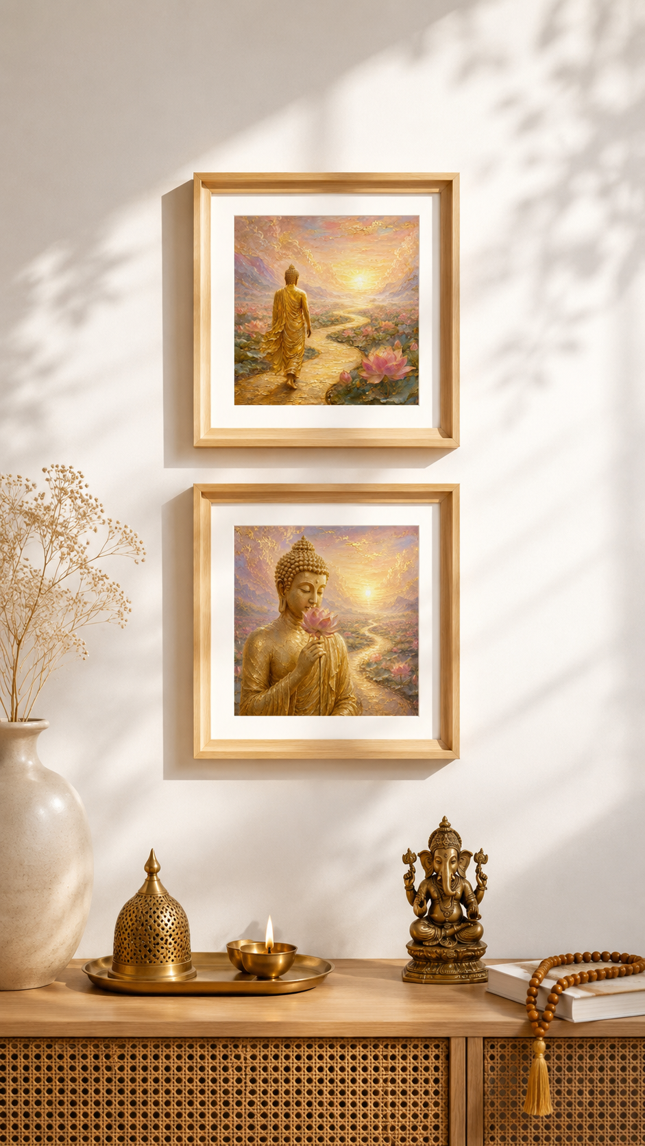 Buddha Decor Frames - Set 8