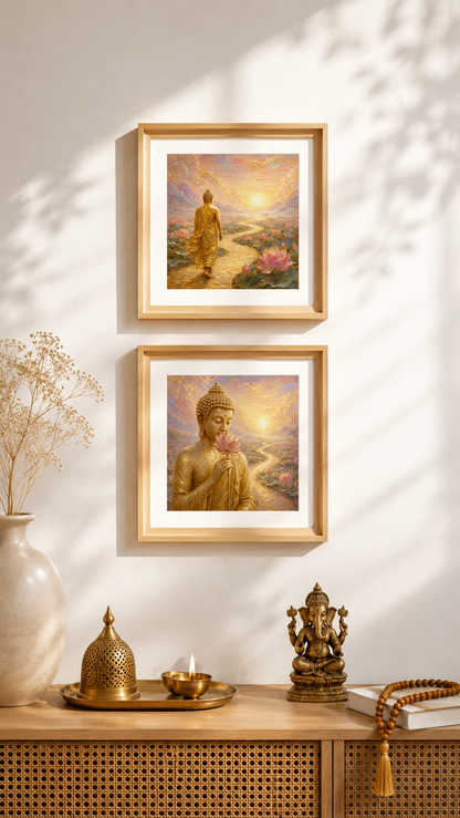 Buddha Decor Frames - Set 8